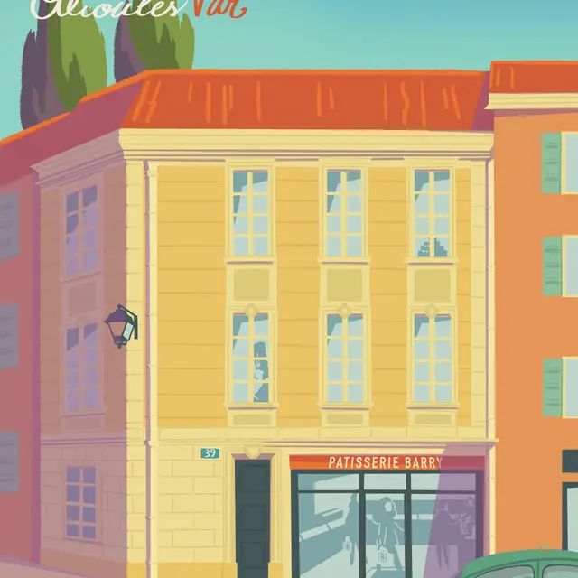 illustration pâtisserie Barry