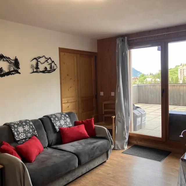 Appartement 2 pièces cabine 4 personnes Terrasses de la Bergerie B501_Orcières