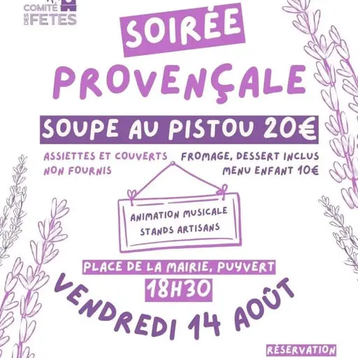 Soirée provençale_Puyvert