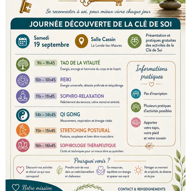 Journée découverte par La Clé de Soi_La Londe-les-Maures