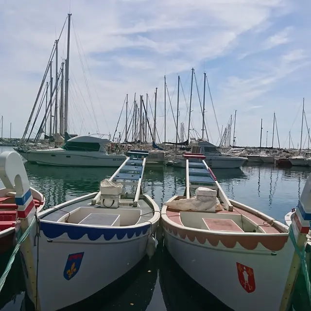 Bateaux de joutes provençales
