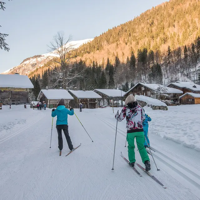 Itinéraire de ski de fond du Lac de Montriond