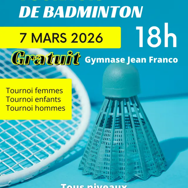 Tournoi de badminton_Saint-Étienne-de-Tinée