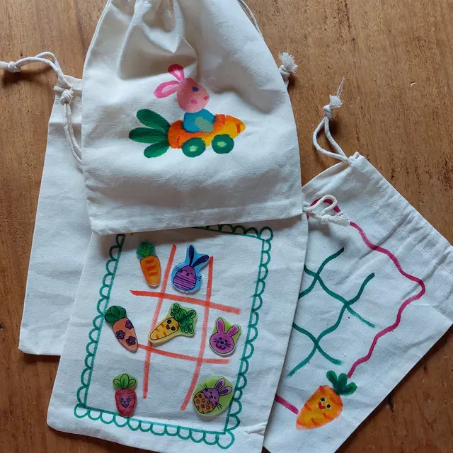 Atelier Tic Tac Pâques : Création d'une pochette de jeu_Morzine