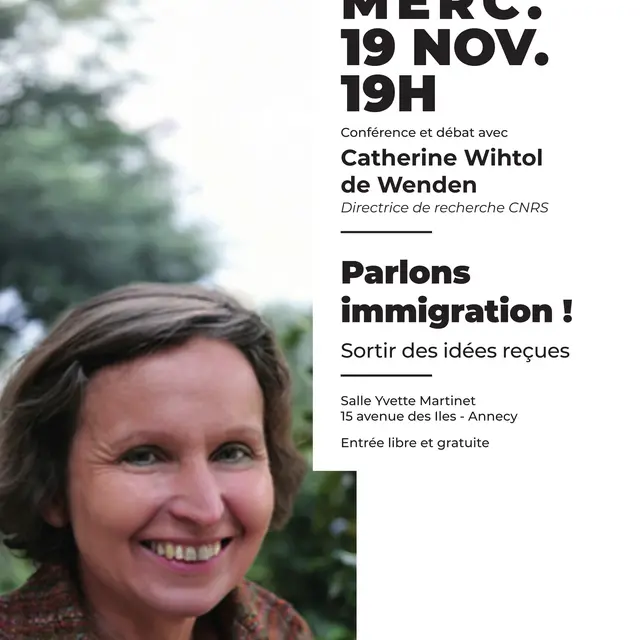 Conférence : Parlons Immigration ! Sortons des idées reçues_Annecy