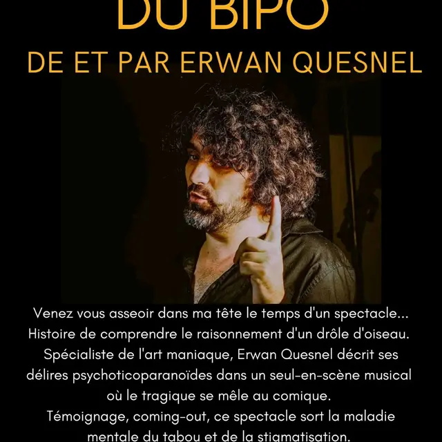 La complainte du Bipo , spectacle de et par Erwan Quesnel_Breil-sur-Roya