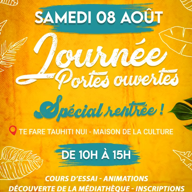 Journée Portes Ouvertes - Maison de la Culture_Papeete