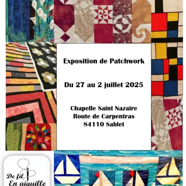 Exposition Patchwork sur le thème de l'ArtSablet