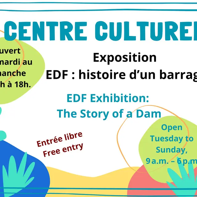 Exposition EDF : du besoin d'eau à la construction du barrage_Bauduen