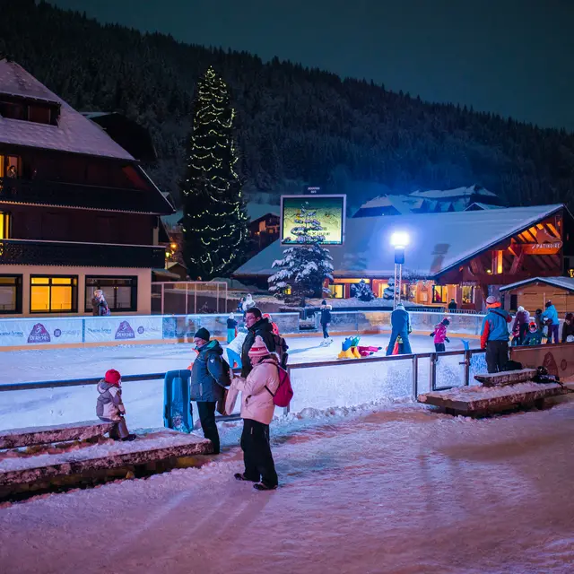 Patinoire extérieure Morzine