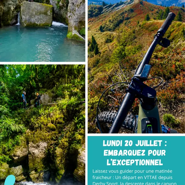 Sorties rando Vttae / canyoning._Praz-sur-Arly