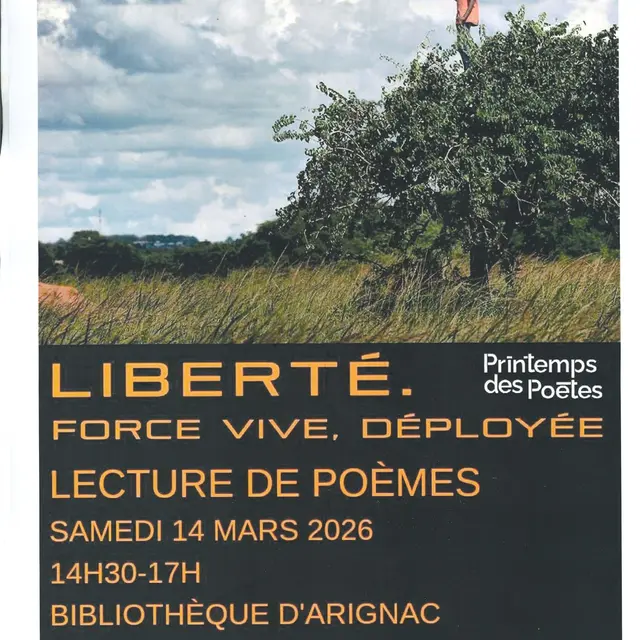 Le Printemps des poètes_Arignac