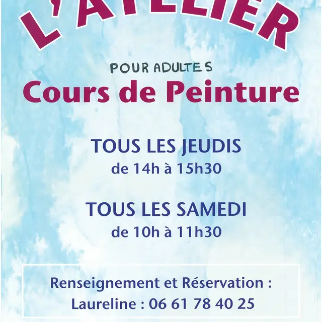 Atelier peinture Beaulieu