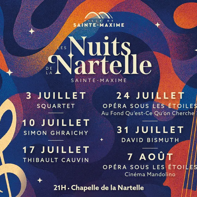 Festival : Les Nuits de la Nartelle_Sainte-Maxime