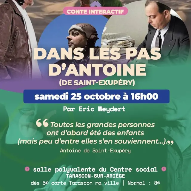 Dans les pas d'Antoine (de Saint-Exupéry)_Tarascon-sur-Ariège