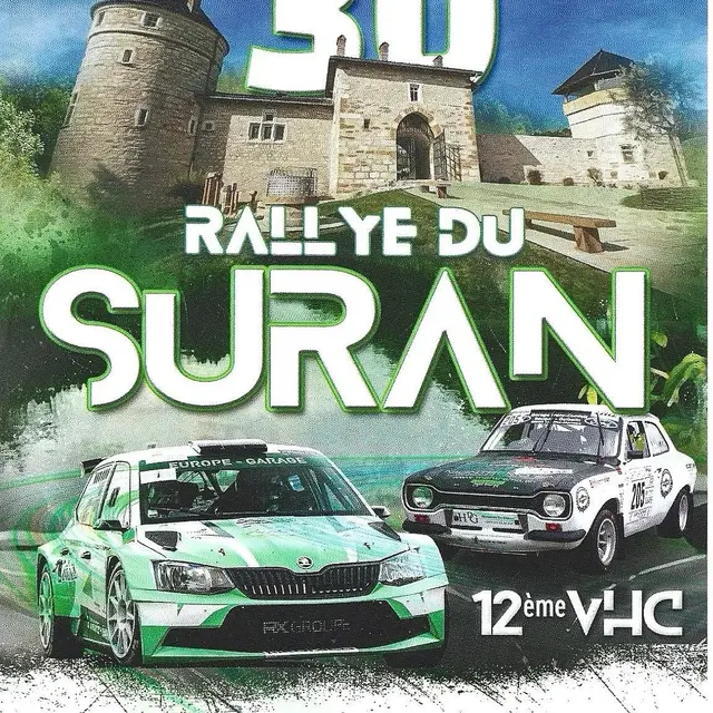 Affiche_30éme RALLYE NATIONAL DU SURAN_Saint-Denis-lès-Bourg
