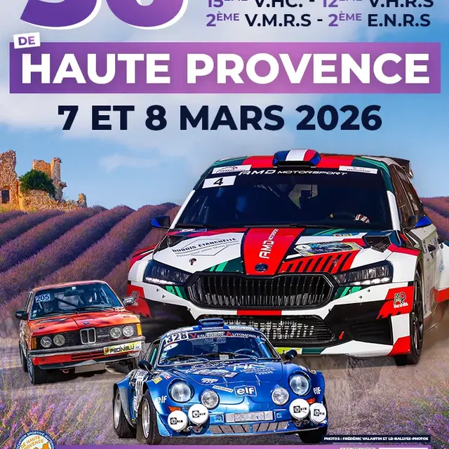 36 ème Rallye National de Haute Provence_Manosque