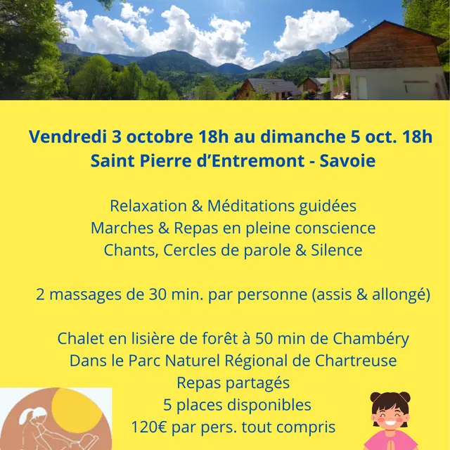 Retraite ressourcement, massages et pleine conscience_Saint-Pierre-d'Entremont