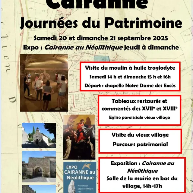 Les Journées Européennes du Patrimoine à Cairanne_Cairanne