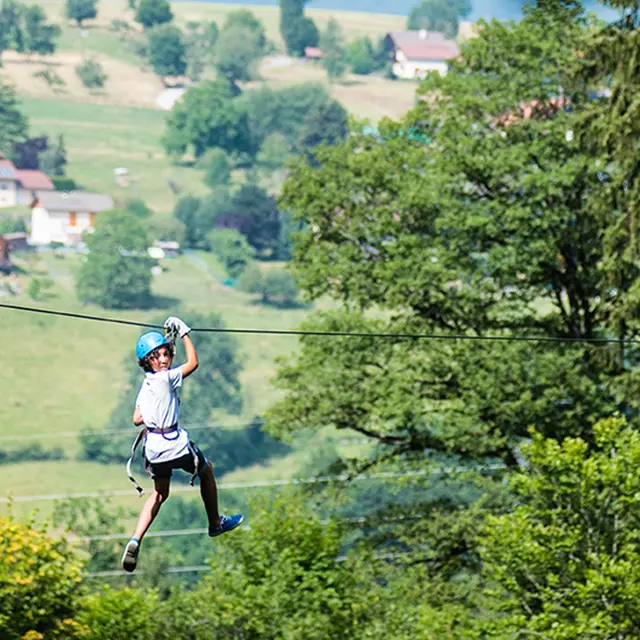 tyrolienne de la cascade Seythenex