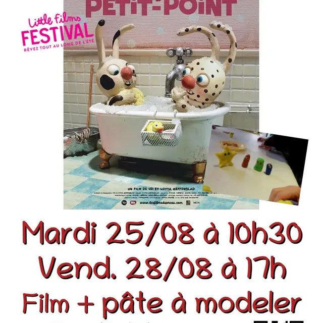 Les nouvelles aventures de Gros-pois et Petits points - Ciné jeune public + animation pâte à modeler_Usson-en-Forez