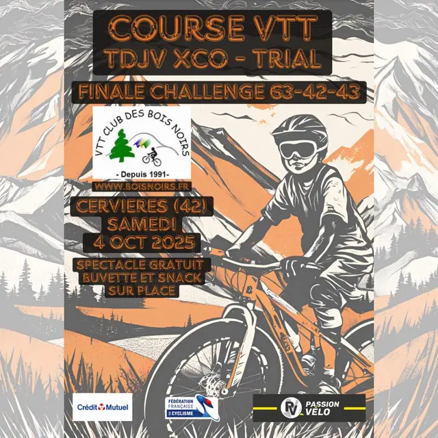 TDJV des Bois Noirs – XCO et TR - Course VTT_Cervières