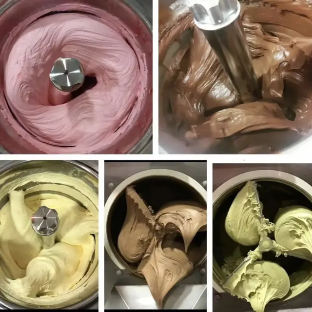glaces maison, fabrication sur place