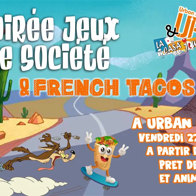 Les soirées de l'Urban Parc - Soirée jeux et tacos_Alès