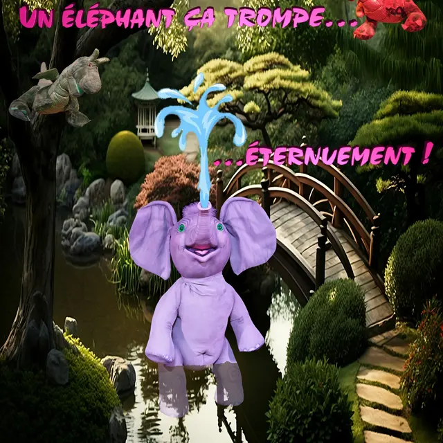 Un éléphant ça trompe... éternuement !_Nice