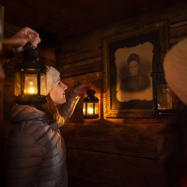 Déambulation nocturne en hiver