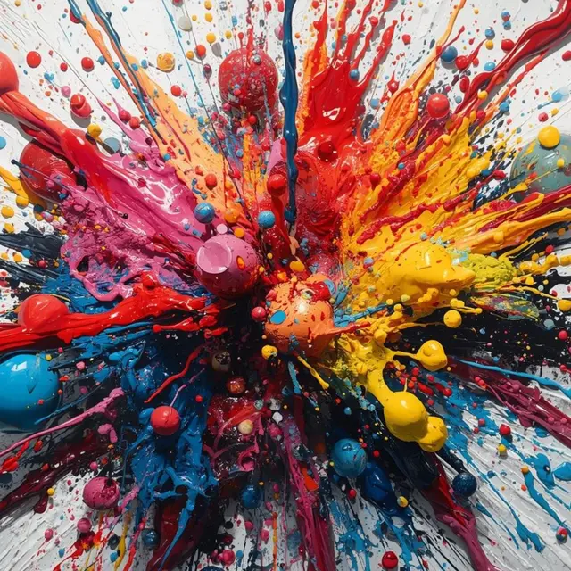 Peinture à bulles_La Giettaz