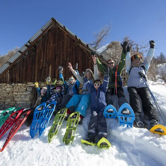 École de Ski de Pra Loup : raquettes_Pra Loup 1600