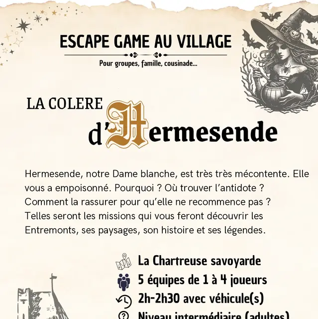 Escape game La colère d'Hermesende_Entremont-le-Vieux