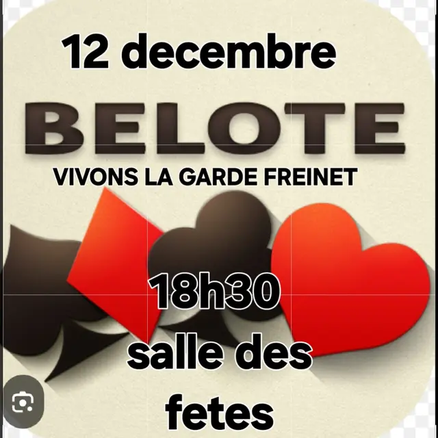 Concours de Belote et Tarot_La Garde-Freinet