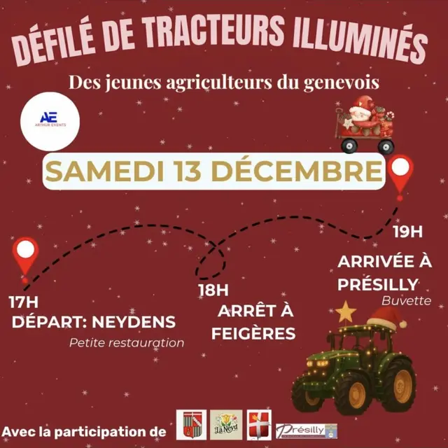 Défilé de Tracteurs Illuminés_Neydens