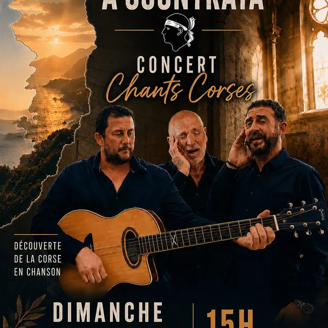 Concert - Chants polyphoniques Corses A Scuntrata_Toulon