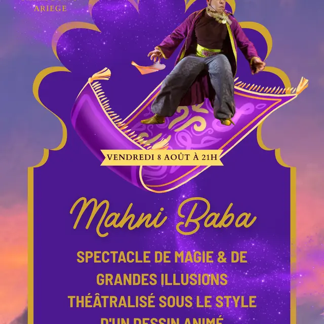 Spectacle de Magie et de grande Illusion au Pré Lombard_Tarascon-sur-Ariège