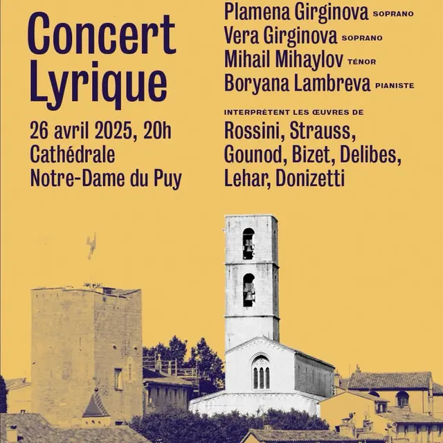 Concert lyrique du quatuor bulgare de chanteurs d'opéra_Grasse