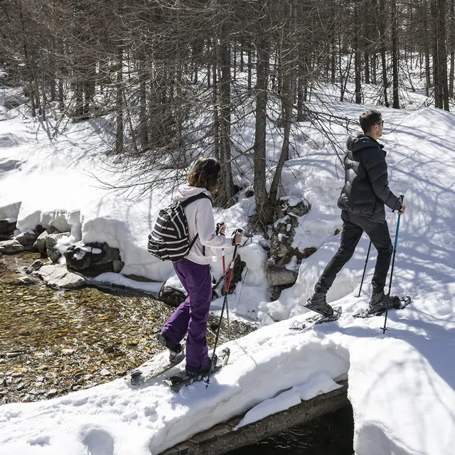 Itinéraire raquettes : Circuit de la Barge - Saint-Paul-sur-Ubaye