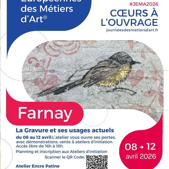 Atelier Encre Patine - Journées Européennes des Métiers d’Art_Farnay