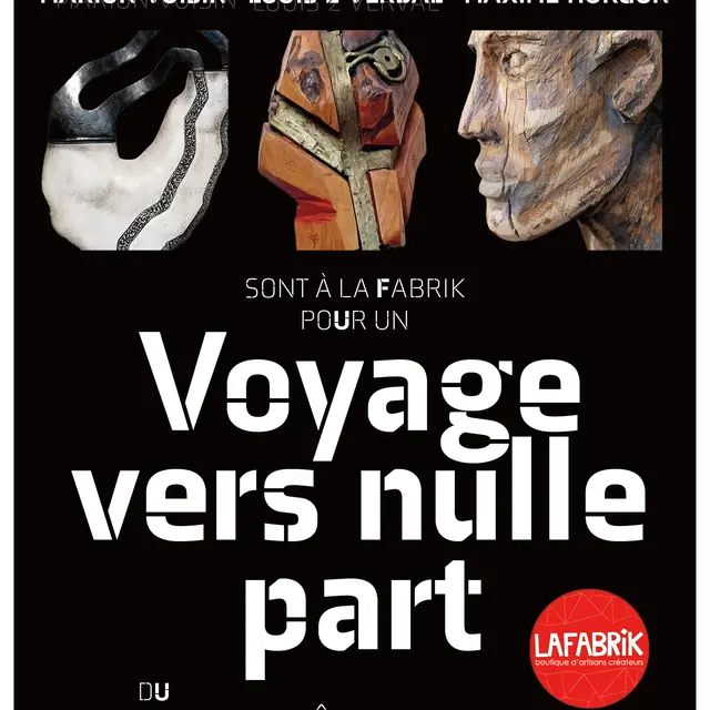 Exposition de sculpture- Voyage vers nul part_Aurillac