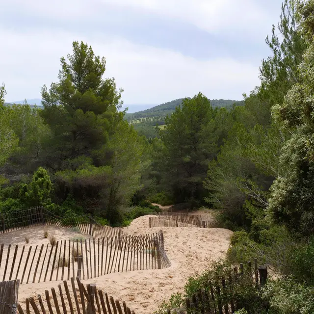 La colline de sable de Saint-Cyr-sur-Mer