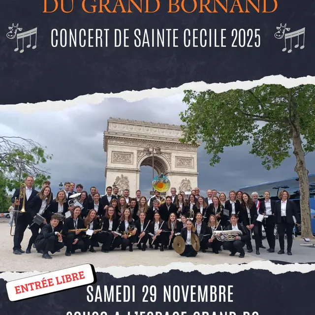 Concert de la Sainte Cécile de l'Orchestre d'harmonie_Le Grand-Bornand