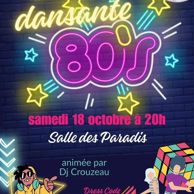 Soirée dansante 80's_Sainte-Marie-de-Ré