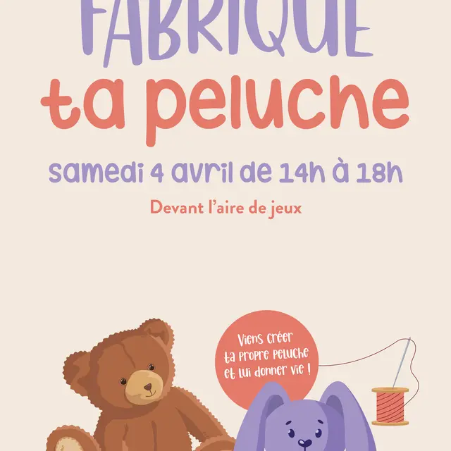 Atelier - Fabrique ta peluche_Orange
