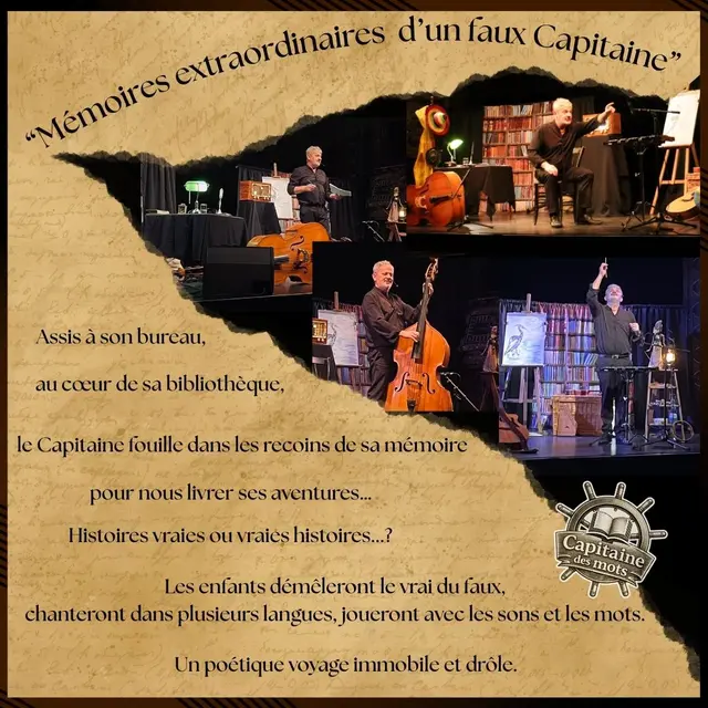 Mercredi des enfants - spectacle Mémoires extraordinaires d’un faux Capitaine_Saint-Gervais-les-Bains