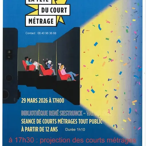Affiche fête du court métrage