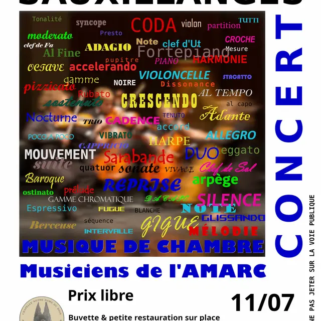 affiche musique de chambre