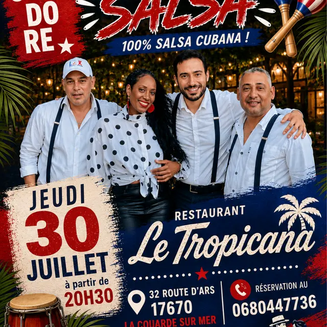 Concert de salsa au Tropicana_La Couarde-sur-Mer