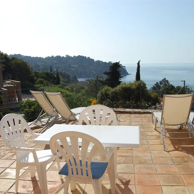 Terrasse Villa Les Roches Fleuries